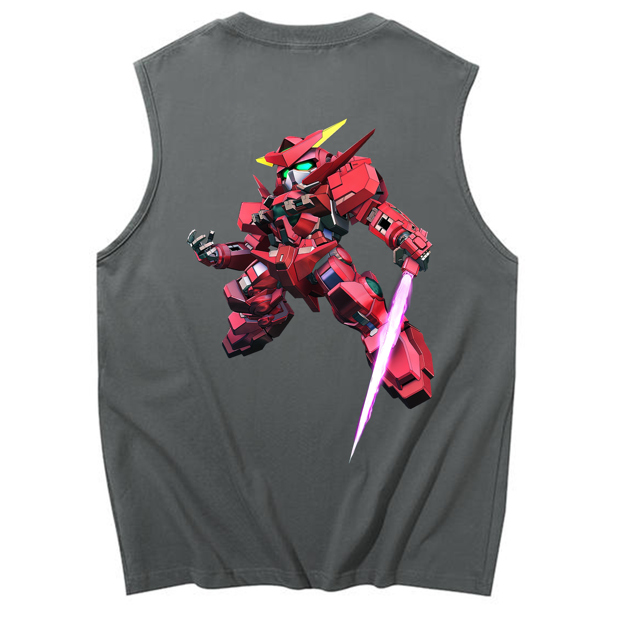 （画像用） 機動戦士ガンダム Mobile Suit Gundam コットン100％タンクトップ（背面プリント）